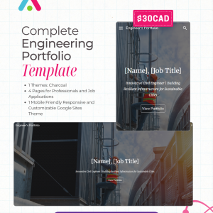 Complete Engineering Portfolio Template