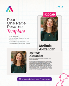 Pearl One Page Resume Template