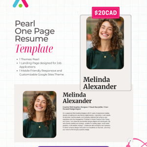 Pearl One Page Resume Template