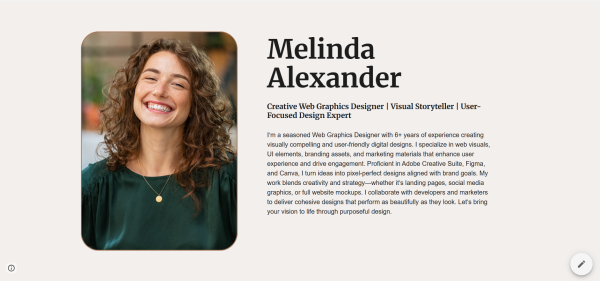 Pearl One Page Resume Template - Image 2
