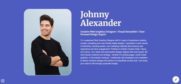 Blue Sense One Page Resume Template - Image 3