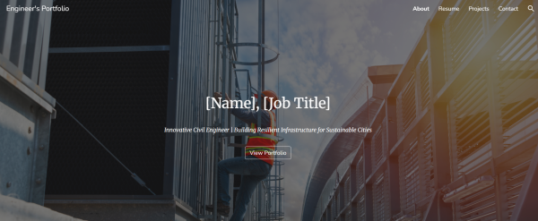 Complete Engineering Portfolio Template - Image 3