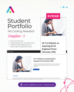 Student Portfolio Template #1