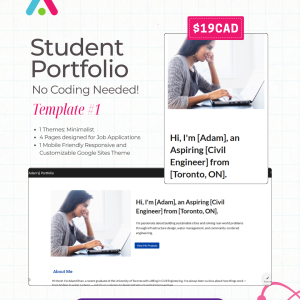 Student Portfolio Template #1