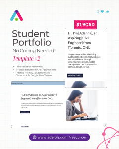 Student Portfolio Template #2
